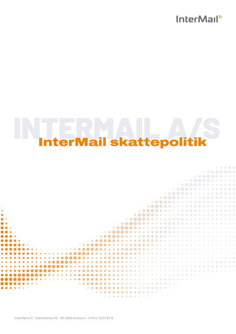 InterMail skattepolitik